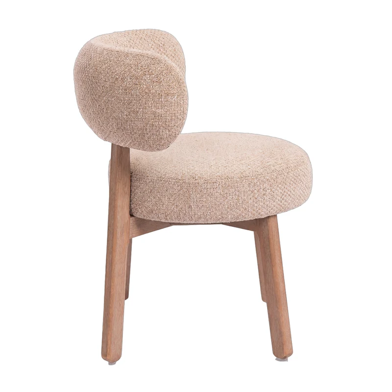 Esszimmerstuhl Lior Taupe | Opulence 8 auf Gummibaumholz
