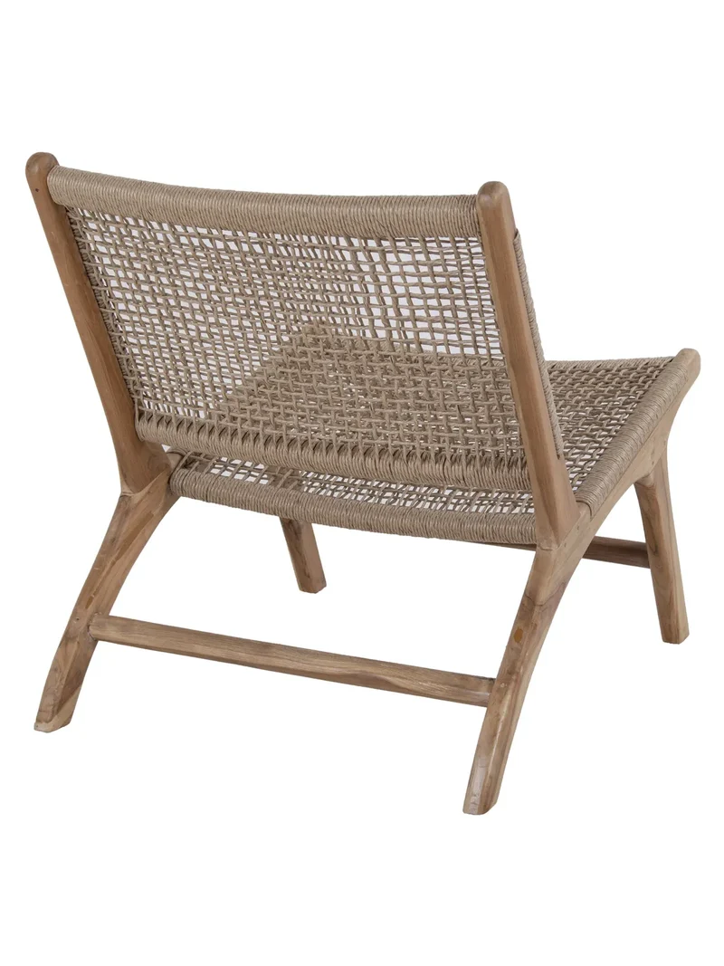 Derby Stuhl Teak/Polyrattan, natur