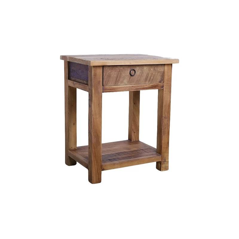 Nachttisch Grainwood mit Schublade und Ablage