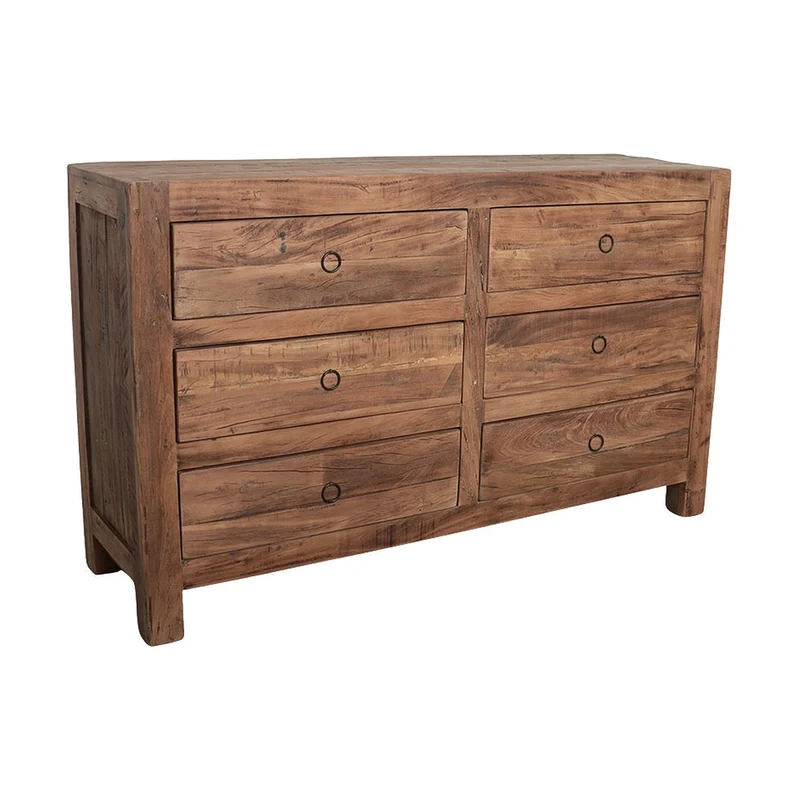 Kommode Grainwood mit 6 Schubladen 140 cm