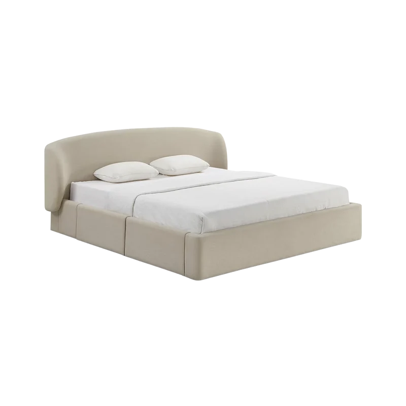 Capri Queen Bed Cream