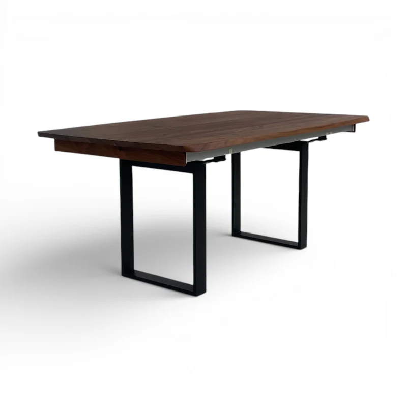 Lavida Helmond Auszugstisch – Nussbaum Freiform (180×100 + 80 cm)