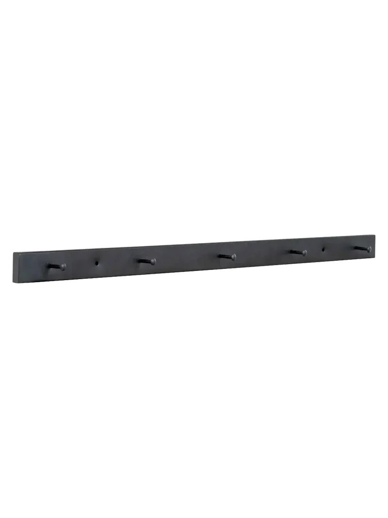 Vita Garderobe mit 5 Haken Stahl, schwarz