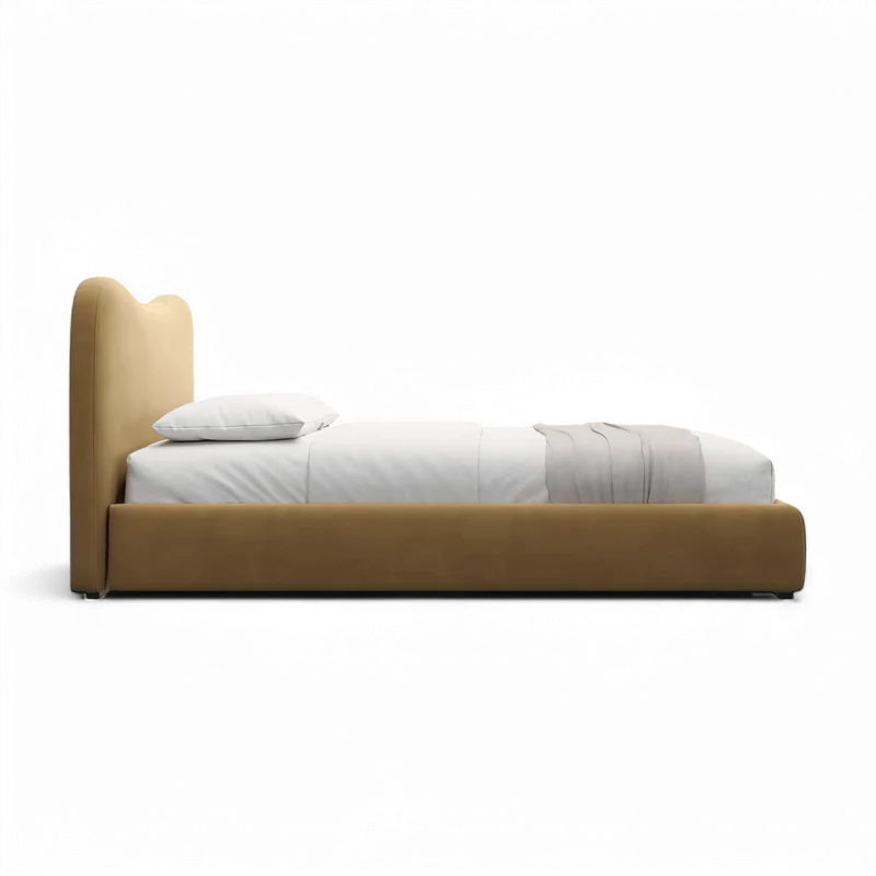 Nido Bed Camel Velvet