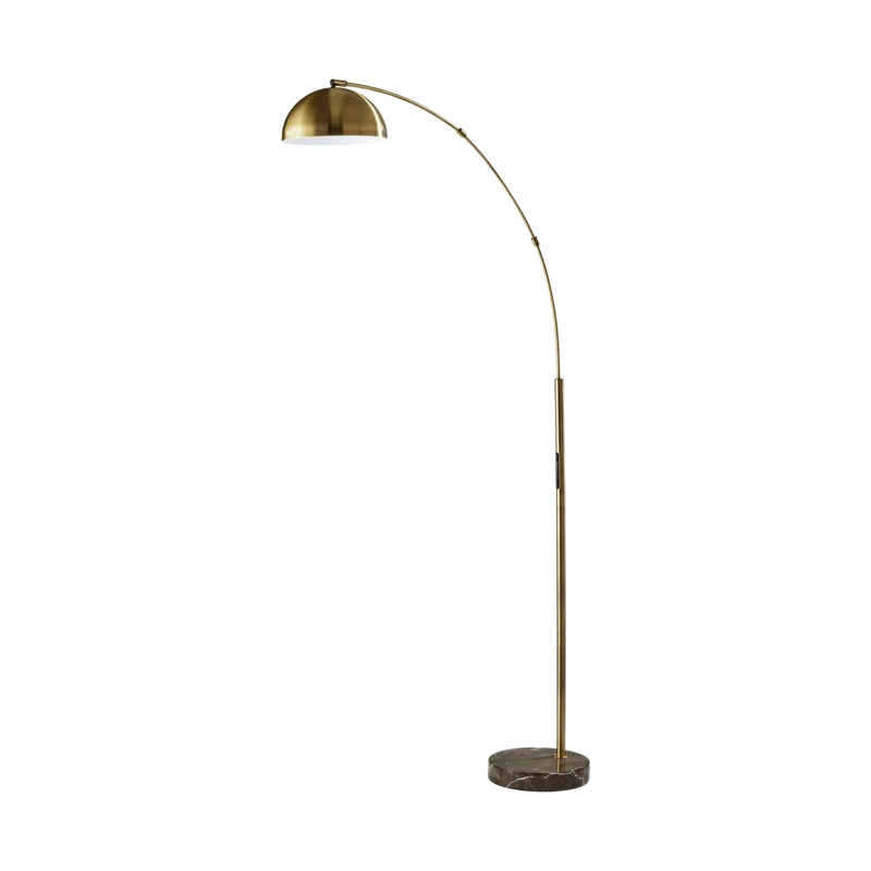 Vane Led Arc Floor Lamp