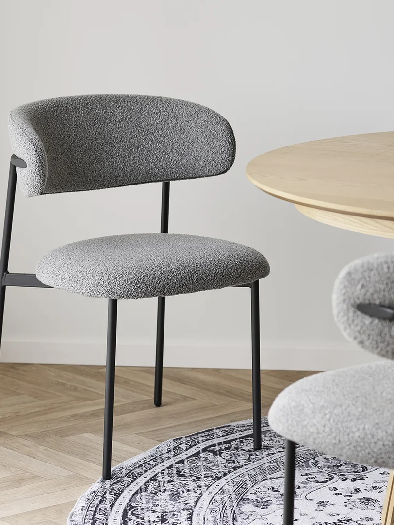 Mira Esszimmerstuhl Bouclé