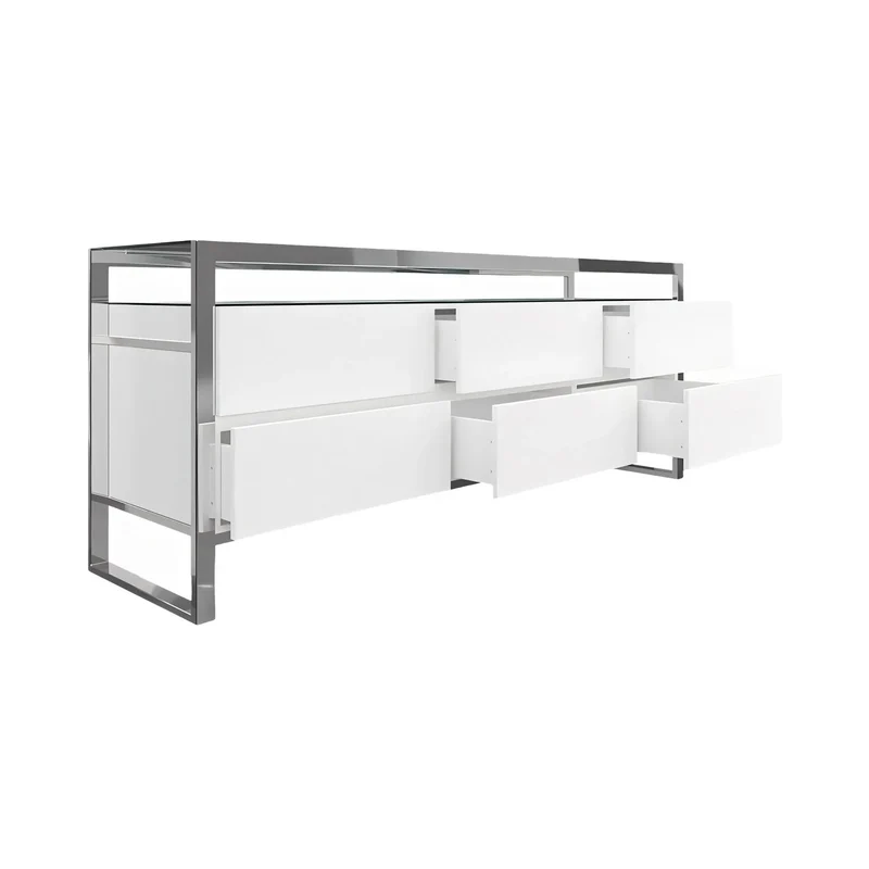 Bari Dresser White