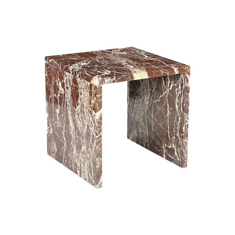 Obsidian Rouge Side Table
