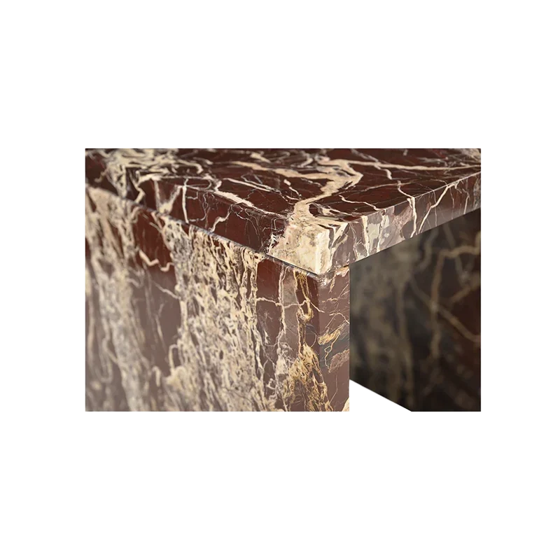 Obsidian Rouge Side Table