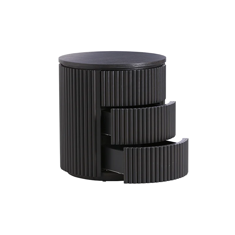 Baxter Nightstand Black Wood