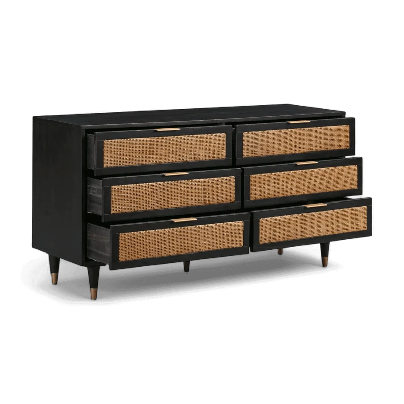 Ignis Noir 6 Drawer Dresser