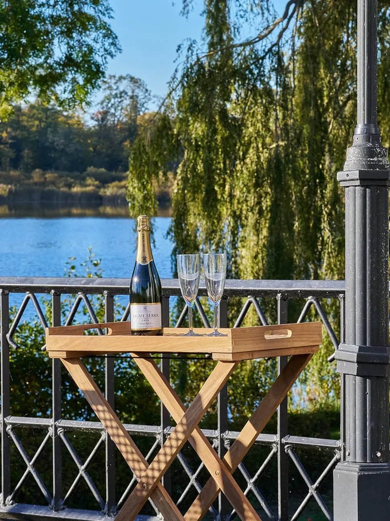Ronda Tablett-Tisch Teak, natur