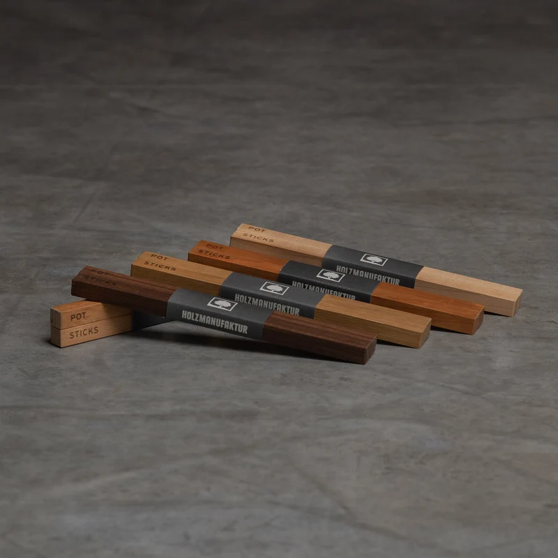 POT Sticks - Topfuntersetzer aus Holz (Länge: 25 cm)