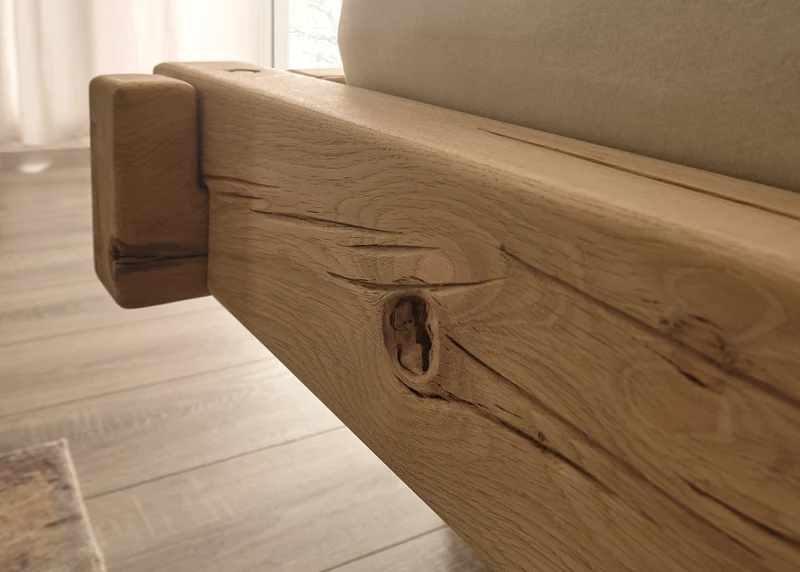 Massivholzbett INGER 180x200 cm – Eiche Naturholz