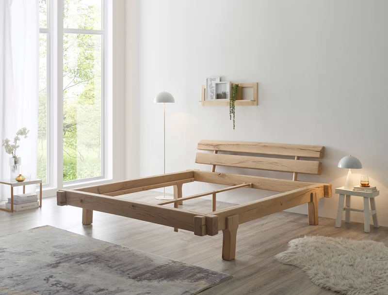 Massivholzbett INGER 180x200 cm – Eiche Naturholz