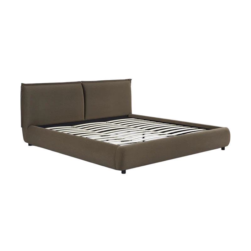Mahogany?Velvet Queen Bed