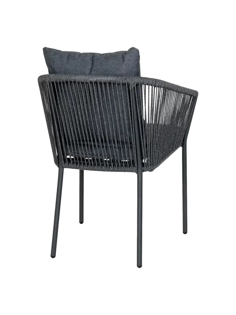 Salerno Esszimmerstuhl Aluminium/Polyester