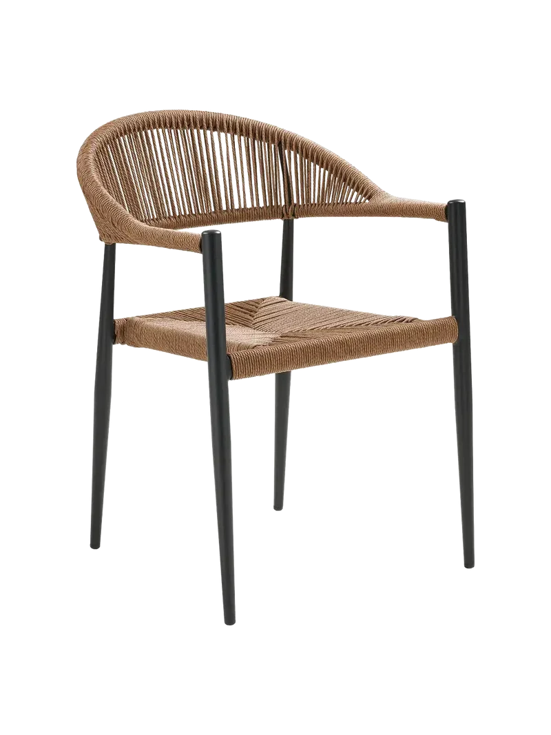 Salerno Esszimmerstuhl Aluminium/Polyester