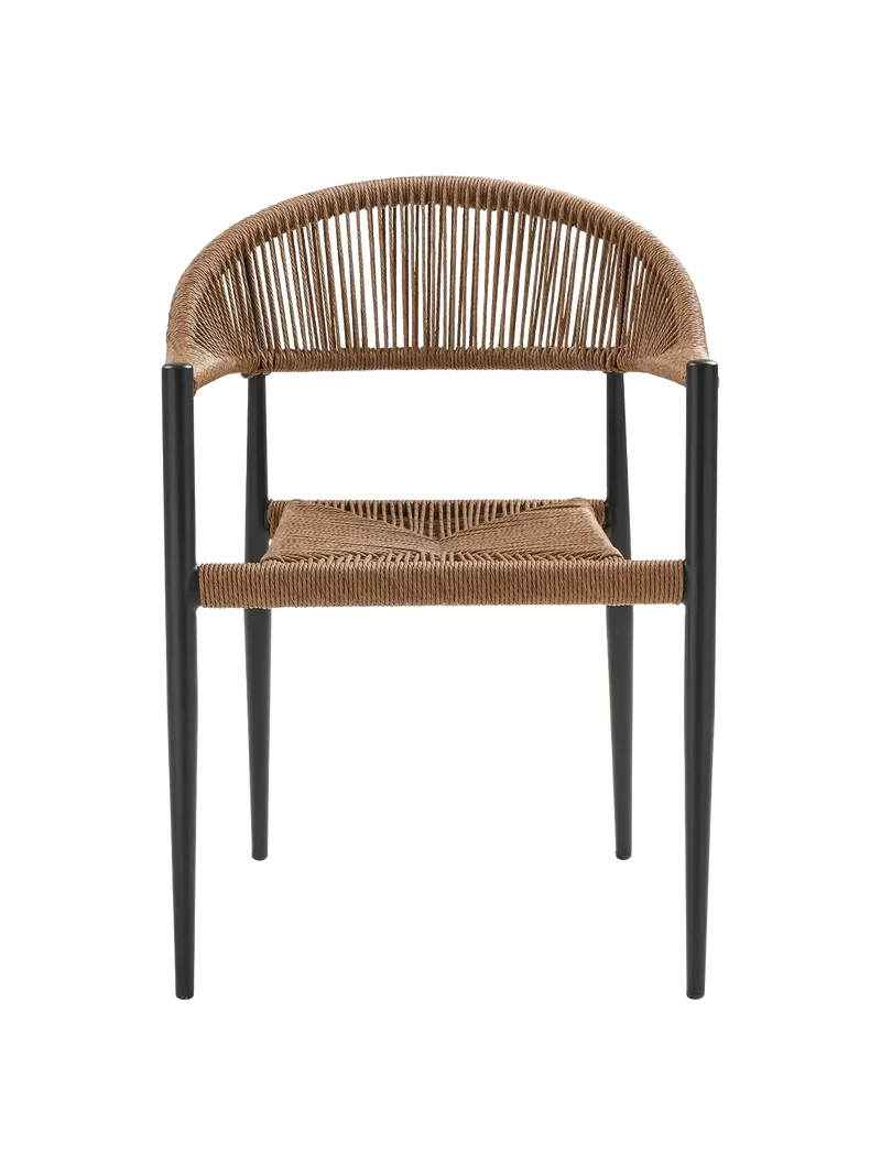 Salerno Esszimmerstuhl Aluminium/Polyester