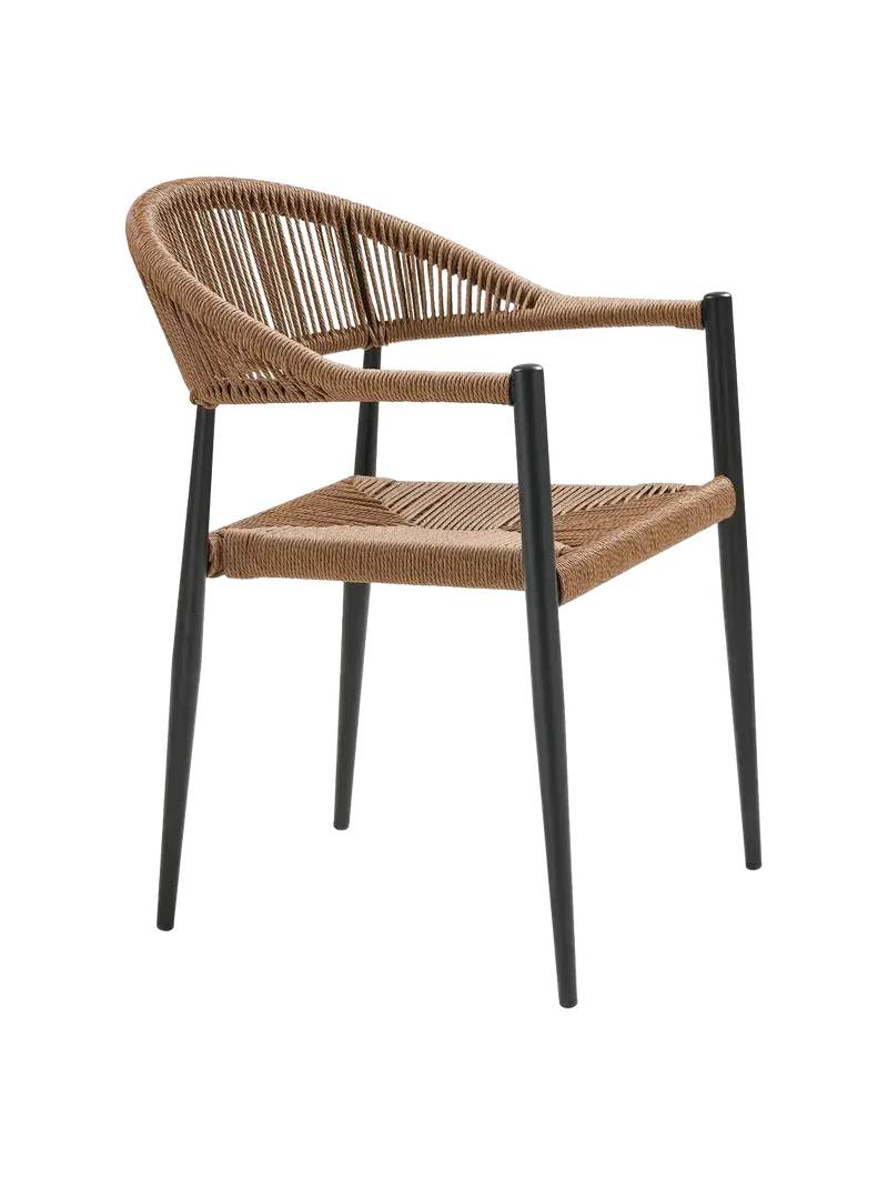 Salerno Esszimmerstuhl Aluminium/Polyester