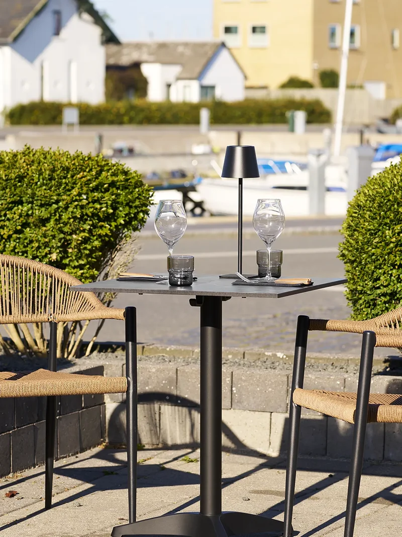 Salerno Esszimmerstuhl Aluminium/Polyester