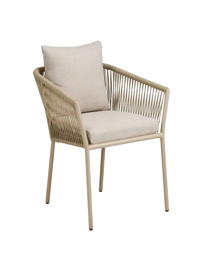 Salerno Esszimmerstuhl Aluminium/Polyester
