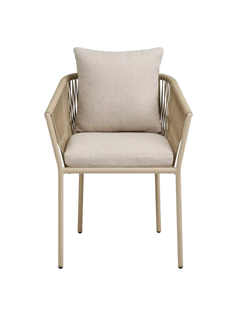 Salerno Esszimmerstuhl Aluminium/Polyester