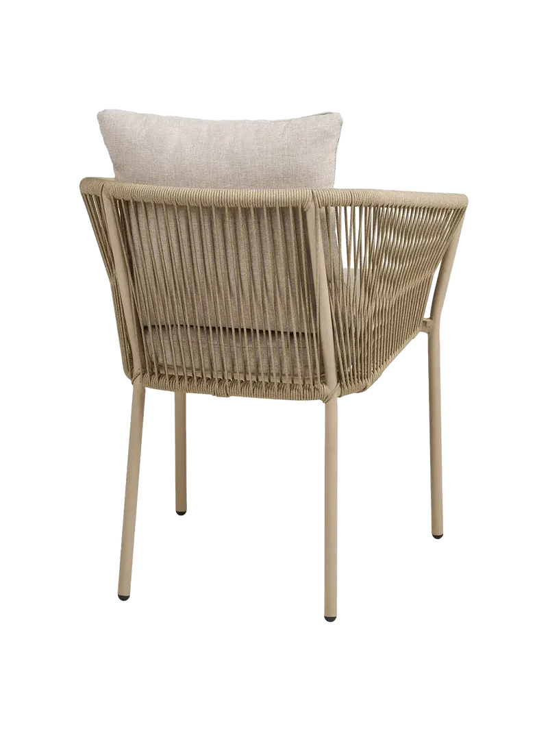 Salerno Esszimmerstuhl Aluminium/Polyester