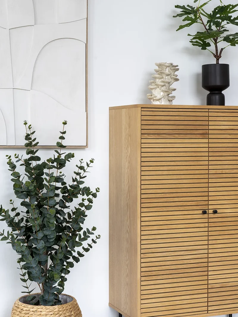 Kyoto Highboard Eichenfurnier