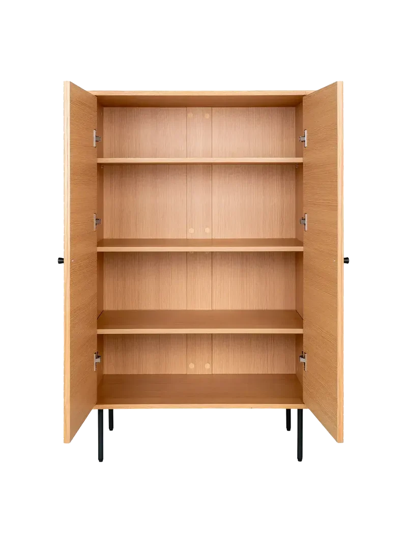 Kyoto Highboard Eichenfurnier