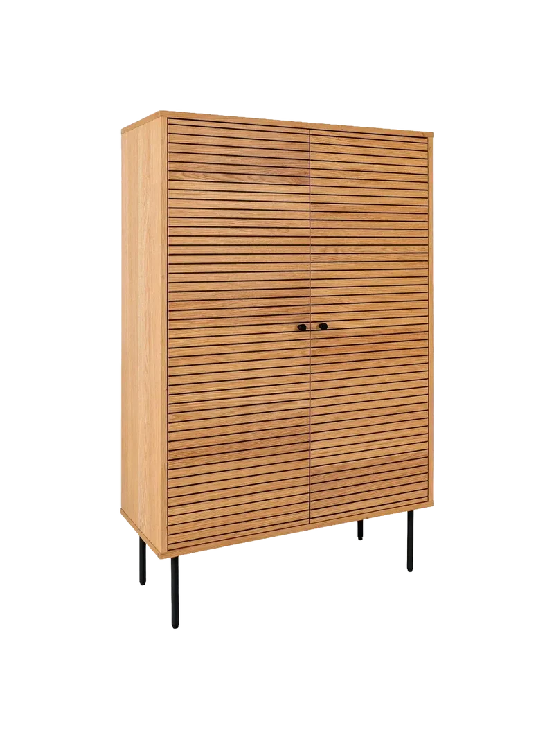 Kyoto Highboard Eichenfurnier
