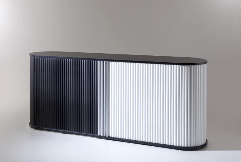 Klenk Dancer Rollladen-Schränke Universalschrank Korpus Schwarz