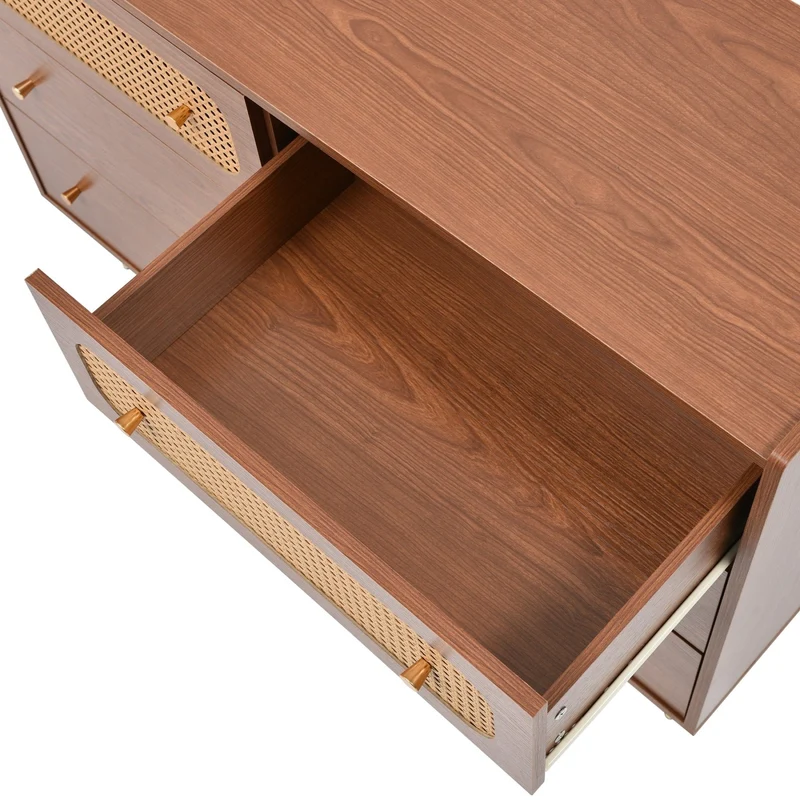 Kommode mit 6 Schubladen, 90 × 120 × 40 cm