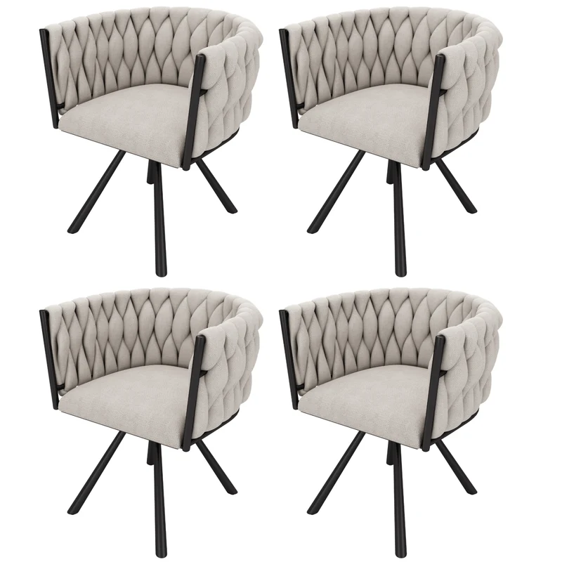 Esszimmerstuhl 360-Grad drehbar, 2er / Set / 6er Set