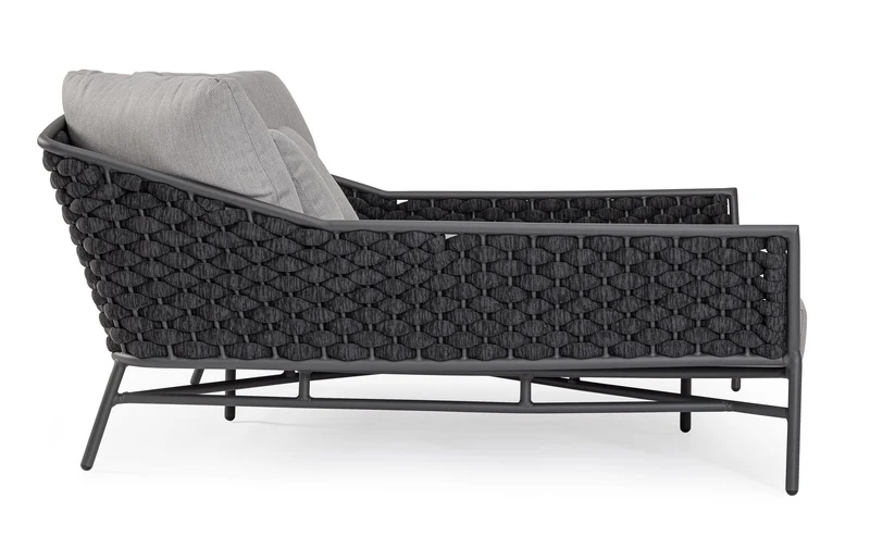 Sonnenbett Everly Anthrazit Graphit