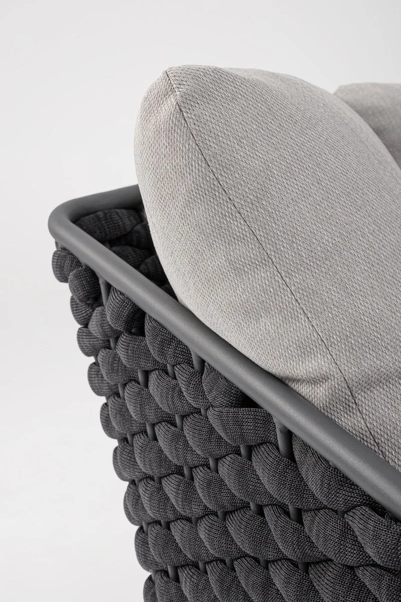 Sonnenbett Everly Anthrazit Graphit