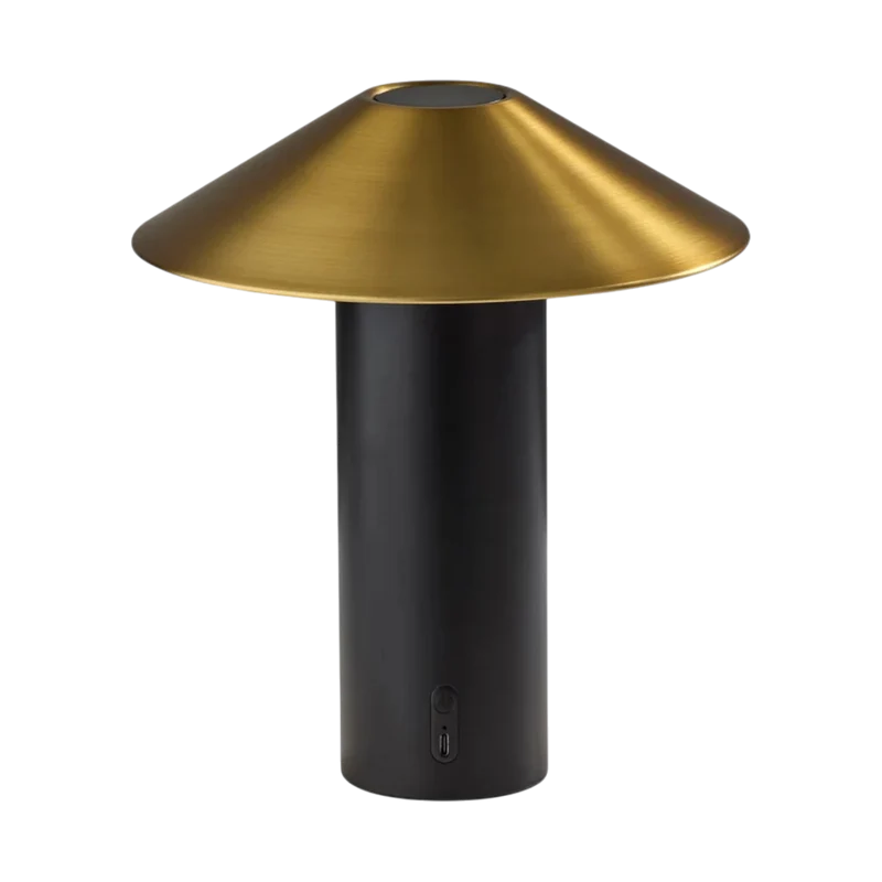Tiller Black Cordless Table Lamp