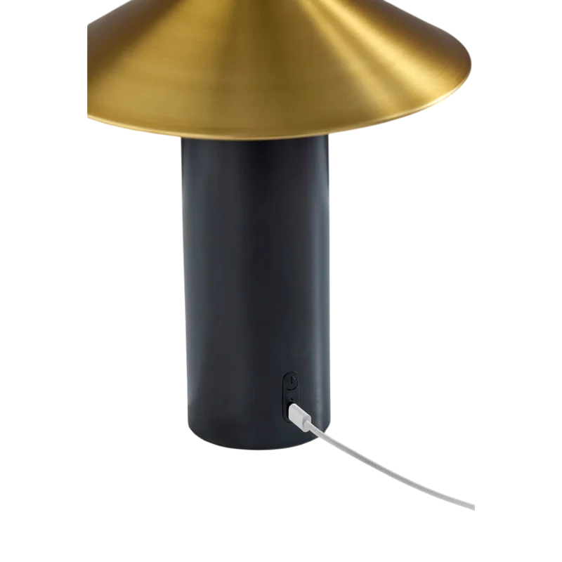 Tiller Black Cordless Table Lamp