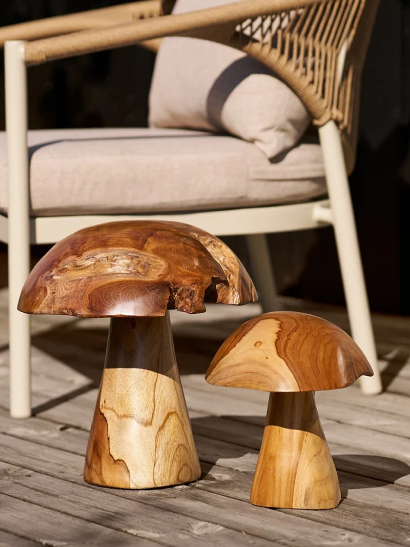 Kodi Deko-Pilze Teak, natur