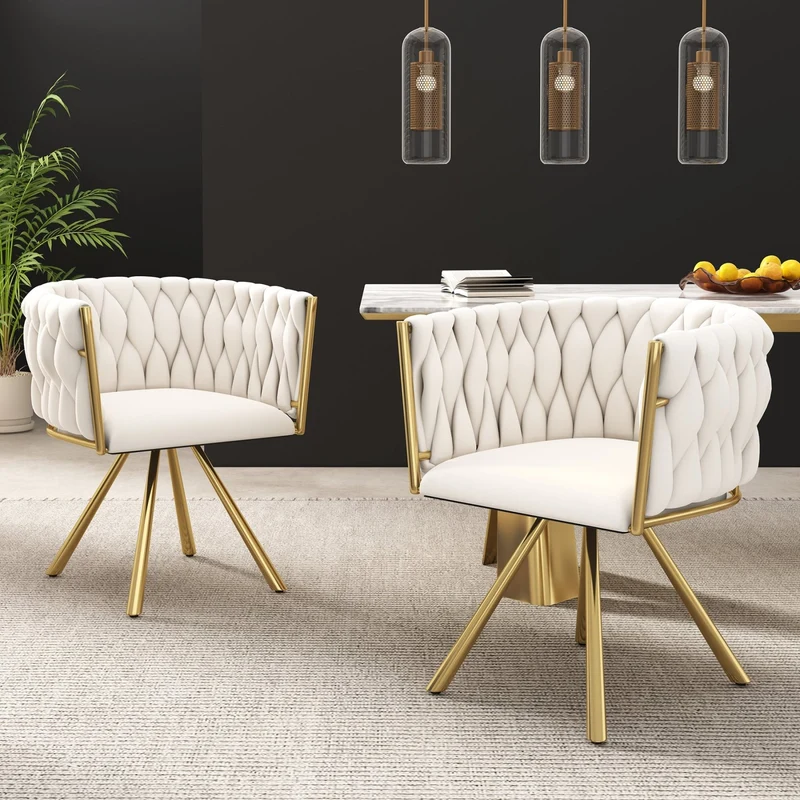 Esszimmerstuhl 360-Grad drehbar, 2er / 4er / 6er Set
