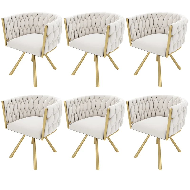 Esszimmerstuhl 360-Grad drehbar, 2er / 4er / 6er Set