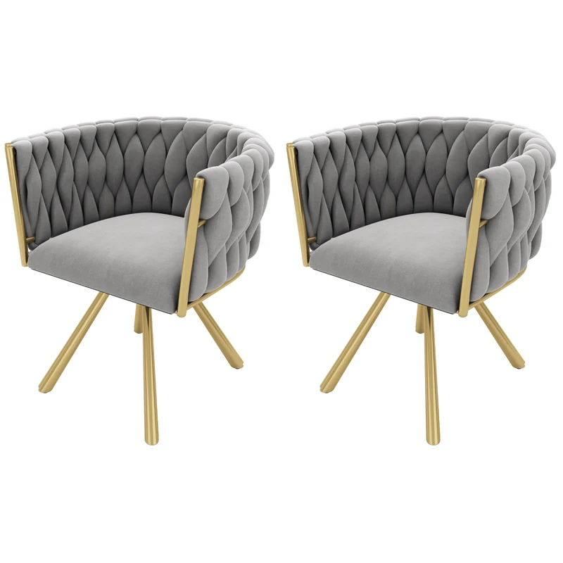 Esszimmerstuhl 360-Grad drehbar, 2er / 4er / 6er Set