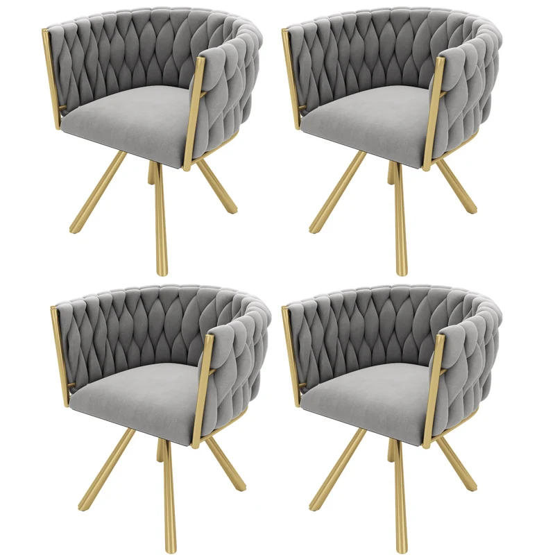 Esszimmerstuhl 360-Grad drehbar, 2er / 4er / 6er Set