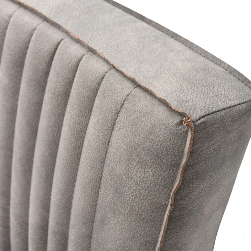 Schwingstuhl „David“ 2er-Set in Taupe – mit & ohne Armlehne