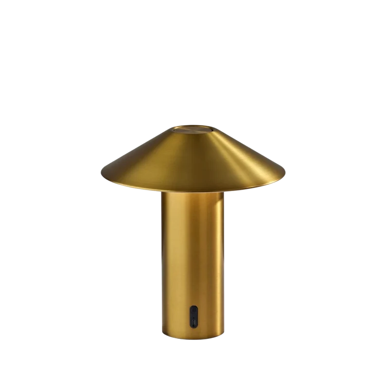 Tiller Brass Cordless Table Lamp
