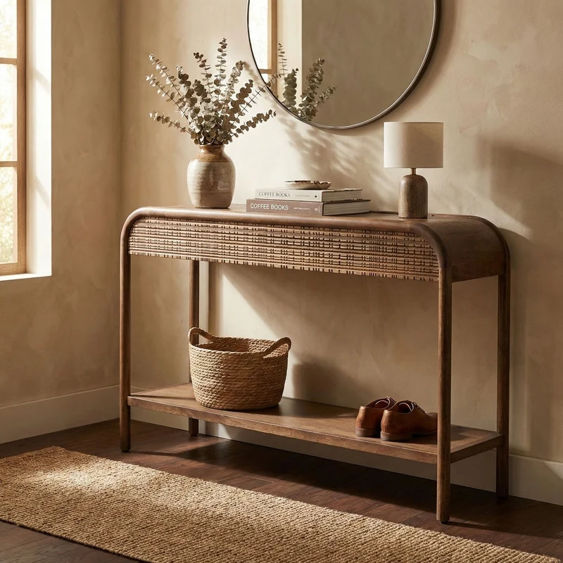 Konsole Sanat | Handgefertigtes Designmöbel aus Mangoholz