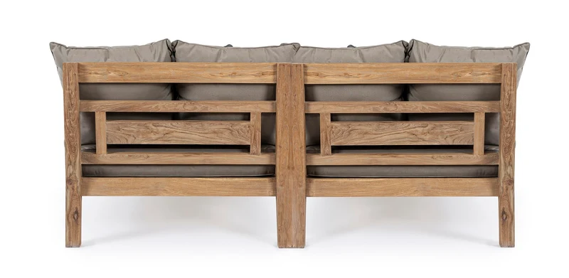 Outdoor Daybed Bali 2er-Set | Teakholz