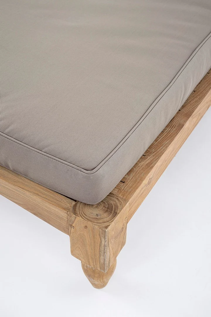 Outdoor Daybed Bali 2er-Set | Teakholz