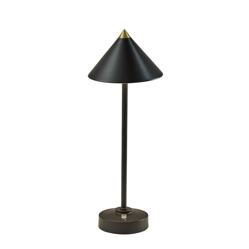 Volta Black Led Cordless Table Lamp