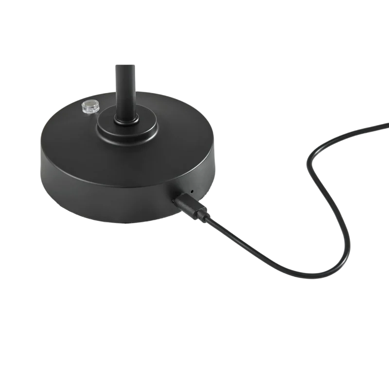 Volta Black Led Cordless Table Lamp